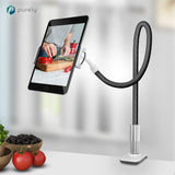 Purely Gooseneck Phone & Tablet Holder Deluxe | 39” Flexible Arm, Clip Mount 4" to 12.9" Devices - Compatible with iPhone, iPad, Galaxy Tab - Desk, Bedside, Headboard Stand
