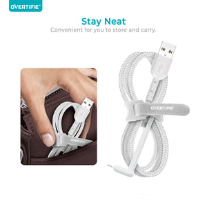 Overtime 2 in 1 MFi Certified Charging Cable Stand for Apple iPhone / iPad / iPod