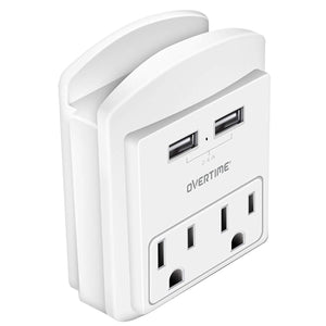 Socket Shelf - USB Wall Charger with 2 USB Charging Ports - VarietySell