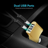 Dual USB 2.4A Car Charger Adapter - VarietySell
