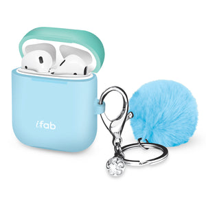 iFab Silicone Airpods Case Cover Blue - VarietySell