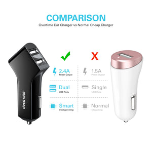 Dual USB 2.4A Car Charger Adapter - VarietySell