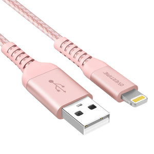 Overtime Apple MFi Lightning Cable 6Ft - Rose Gold