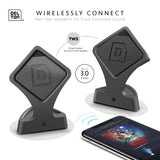 Delton Bluetooth True Wireless Speaker Twin Pack