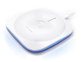 Overtime Qi Wireless Fast Charging Pad White with LED Light