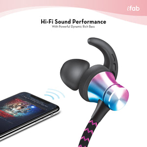 iFab Wireless Earbud with Carry Case - Iridescent - VarietySell